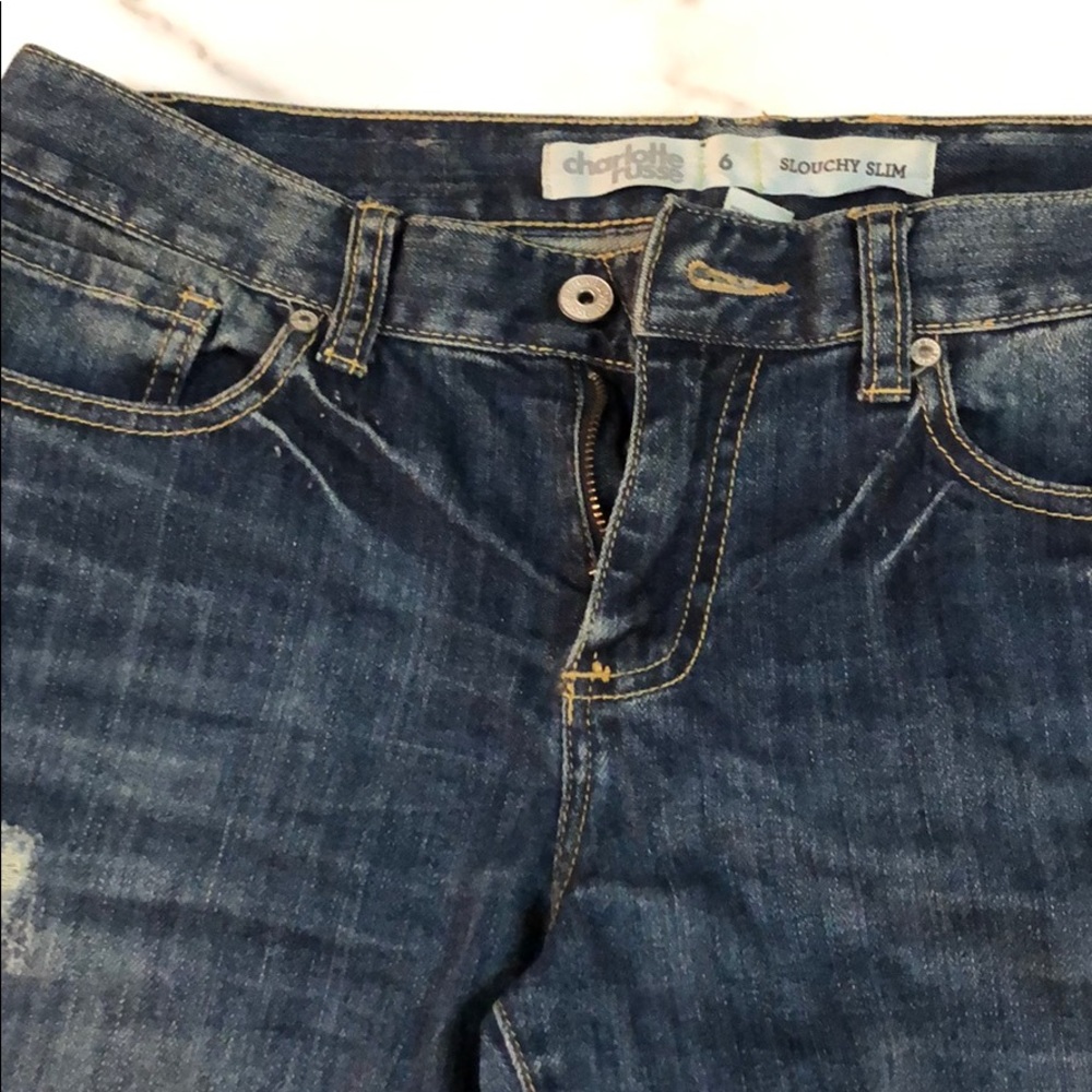 Charlotte Russe size 6 slouchy slim jeans